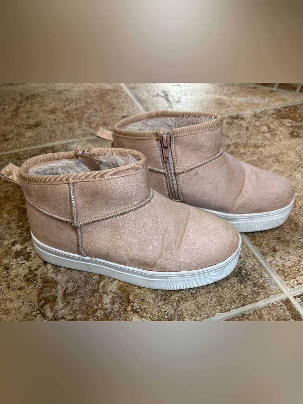 MIA Kids Ankle Boot Sneakers in Blush